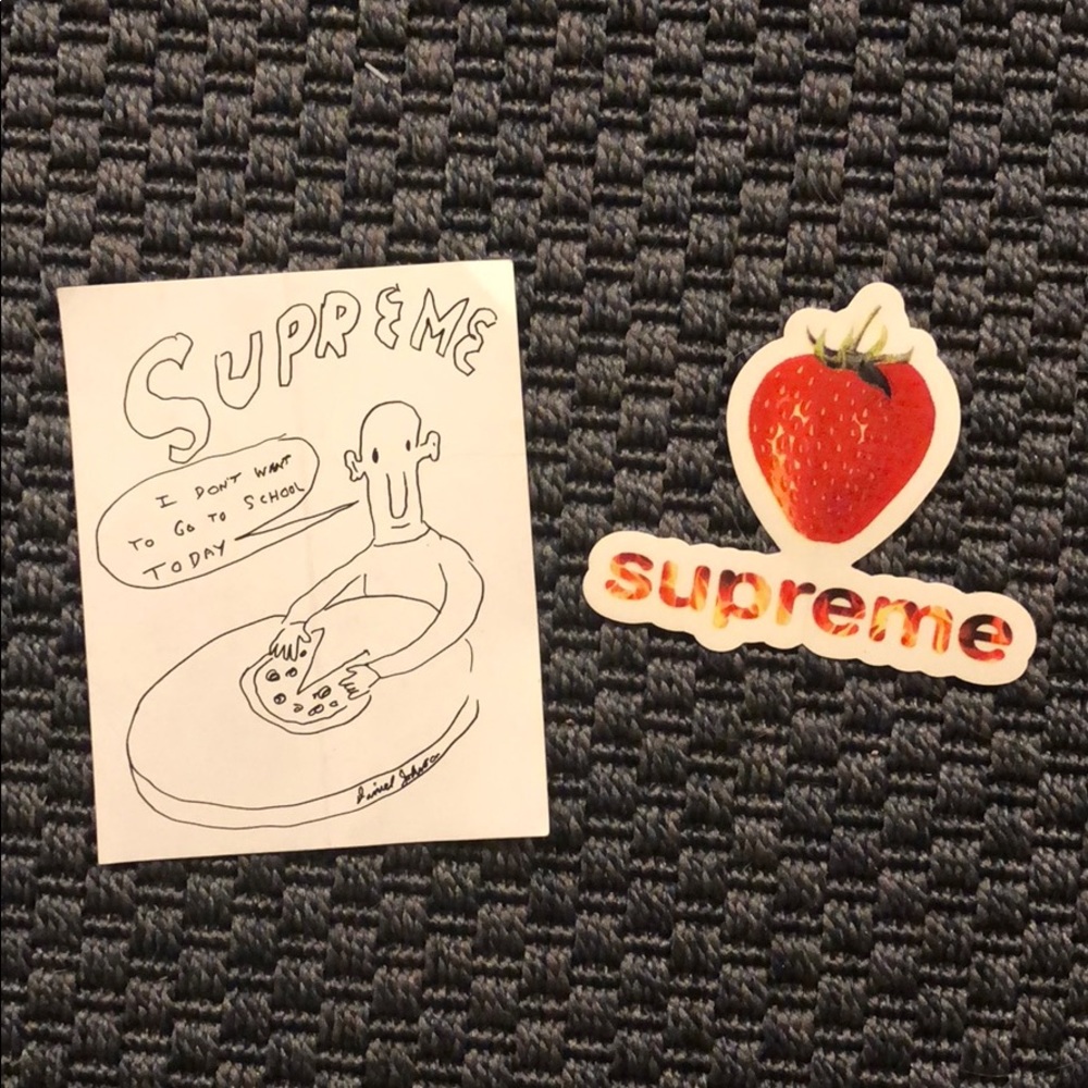 Two Supreme Stickers